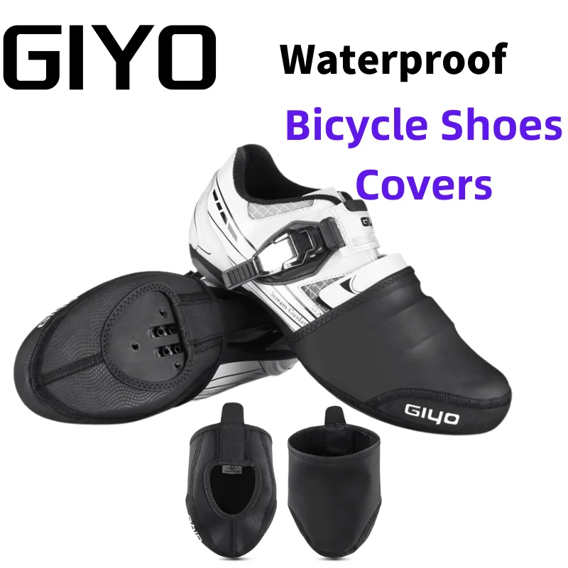 GIYO Winter Warmer Bicycle Toe Covers Bike Shoes Covers Running Rainproof Windproof Cycling