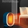 Electric Heater Portable Desktop Fan Heater Heating Warm Air Blower Radiator Home Office Warmer Machine For Winter For US EU 3