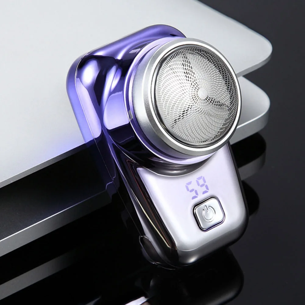 

Beauty Health Men's Electric Shaver Portable USB Charging Beard Trimmer Digital Display Waterproof Razors