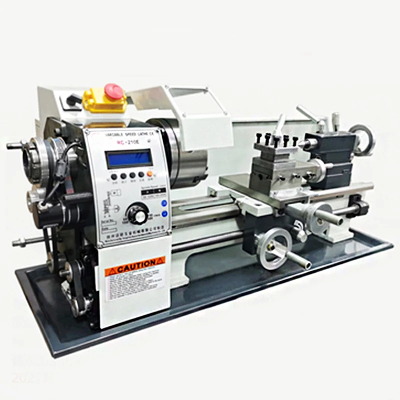 

Small Household Lathe 220v Multi-functional 850W Brushless Variable Speed Mini Metal Lathe Machine for DIY Woodworking Machine