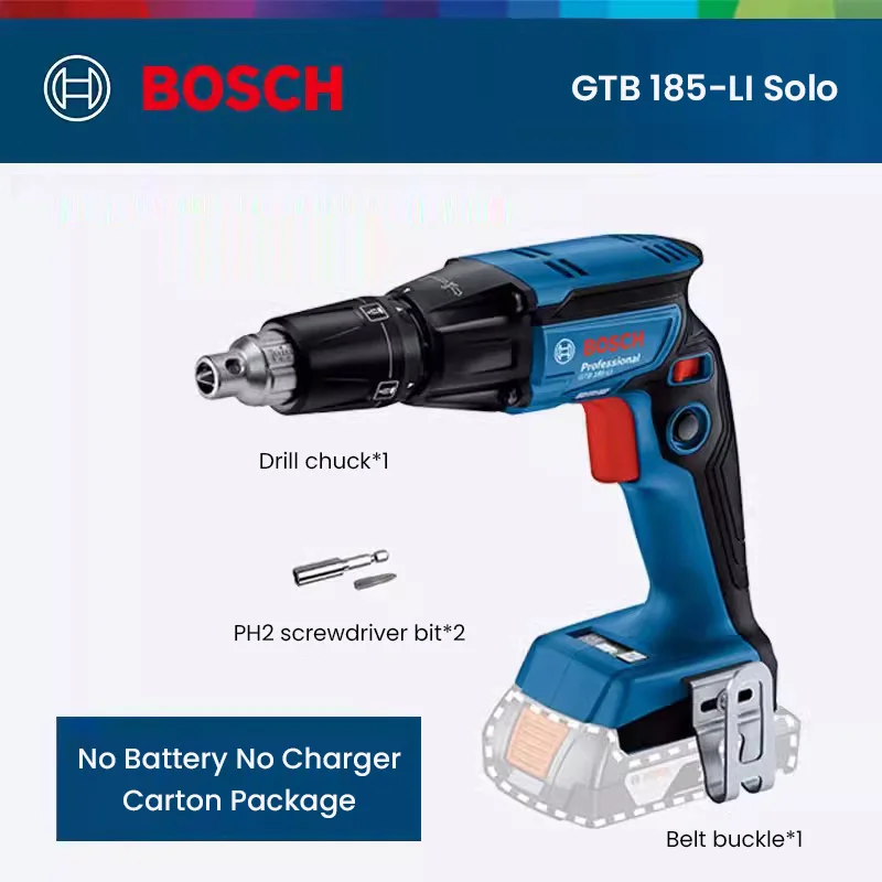 Bosch GTB 185-Li Cordless Drywall Screwdriver Depth Setting 18V