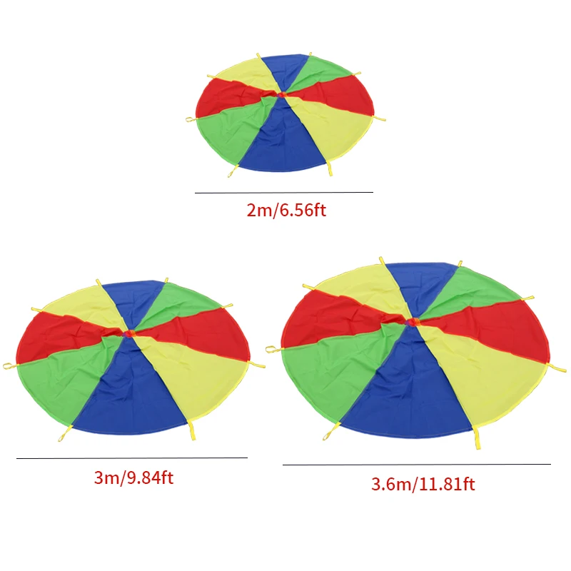 1PC Rainbow Design Umbrella Colorful Sports & Entertainment Product Outdoor Team Sport Play Set Rainbow Pattern