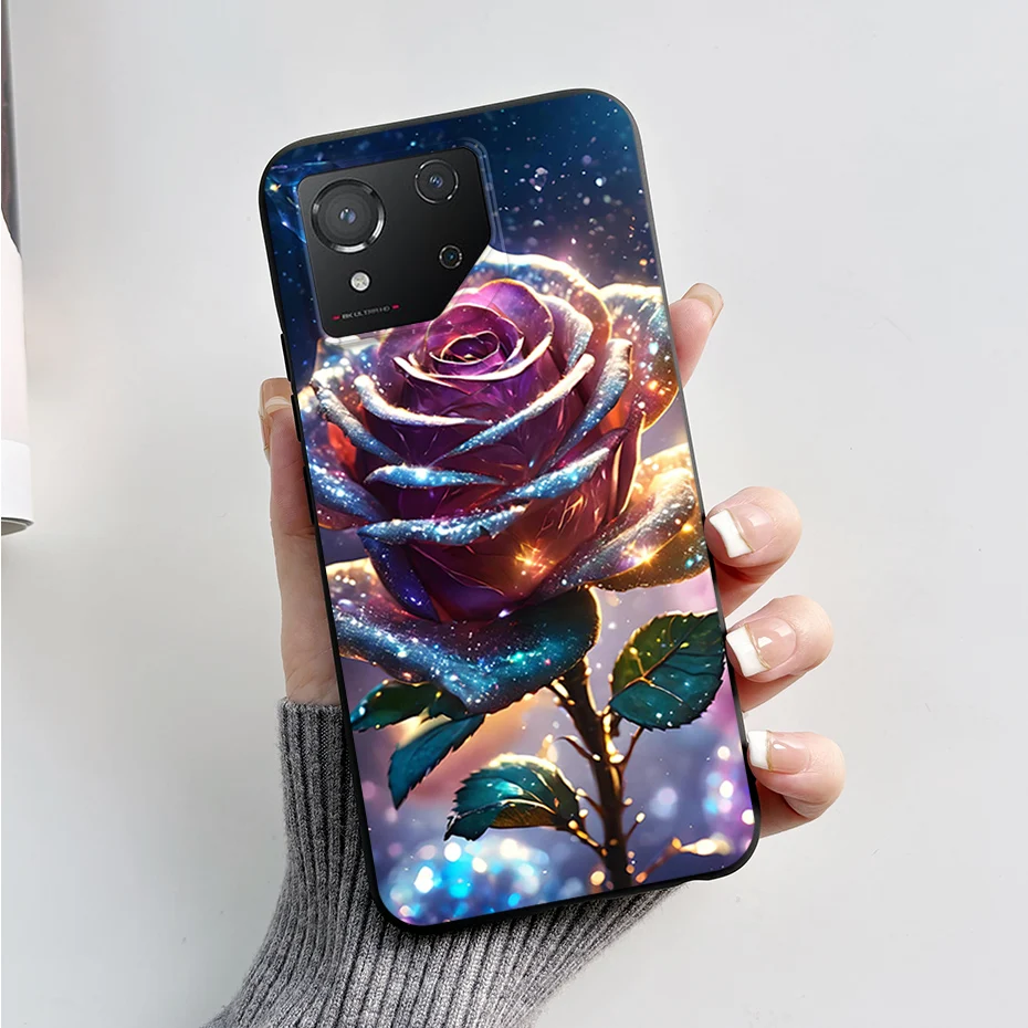 Fashion Marble Shockproof Black Silicone Soft TPU Phone Case