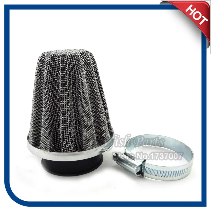 42mm Air Filter Steel Mesh Stainless Cleaner For Moped Monkey Scooter