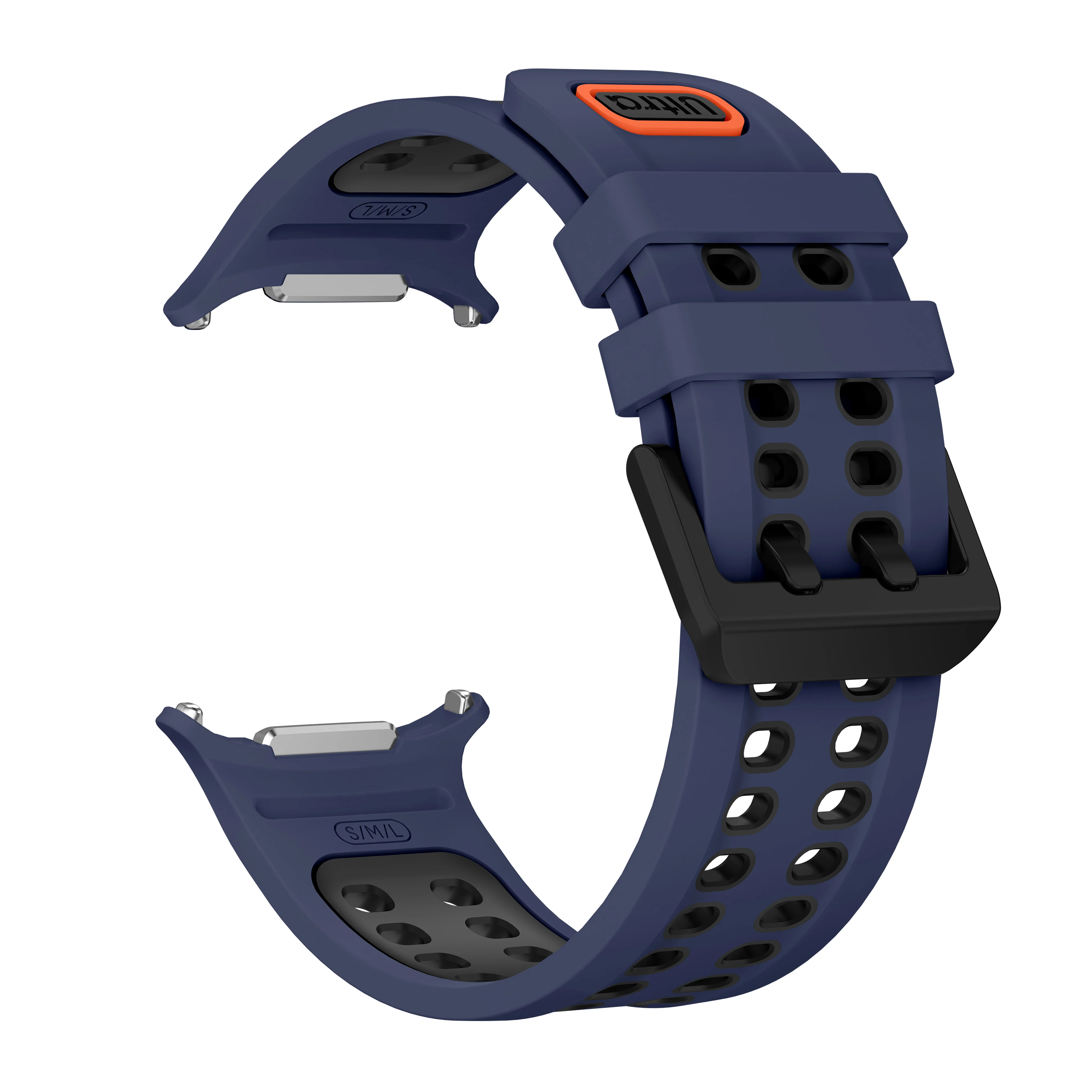Premium Marine Band Silicone Strap Bracelet - 47mm Sports Watchband Accessory
