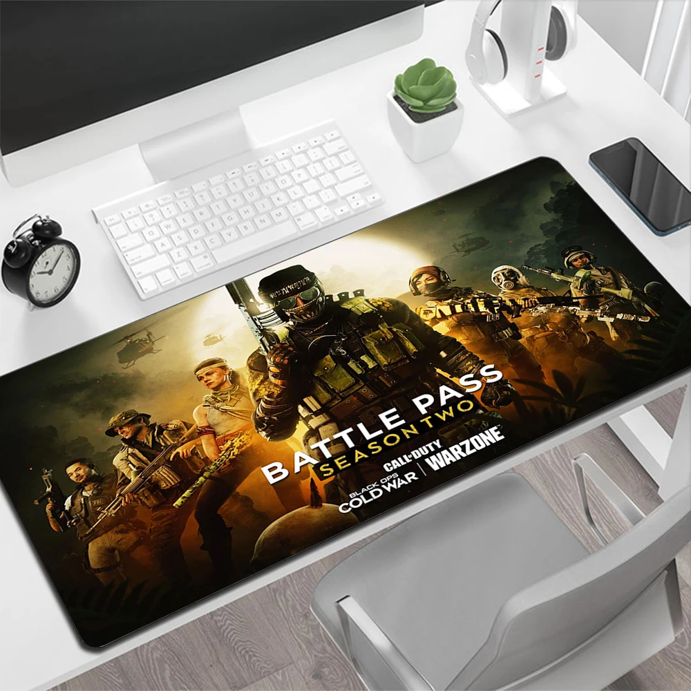 Call Of Duty Black Ops Cold War Gaming Mouse Pad Large Mouse Pad Pc Gamer Computer Mouse Mat Big Mousepad Xxl Keyboard Desk Mat