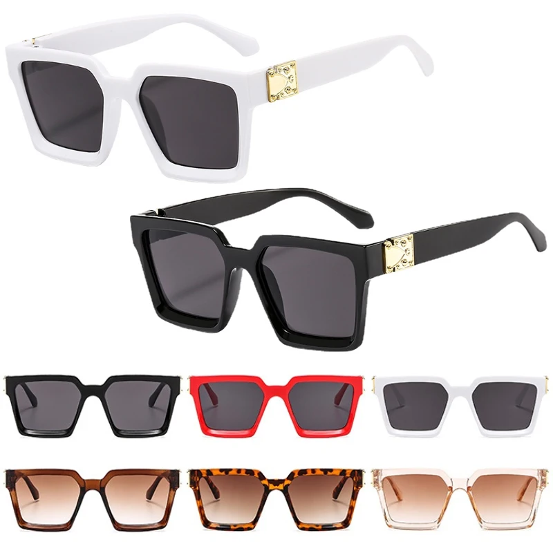 Vintage Oversize Square Sunglasses Women Luxury Brand Big Frame Gradient  Sun Glasses Black Fashion Female Goggles Oculos - AliExpress