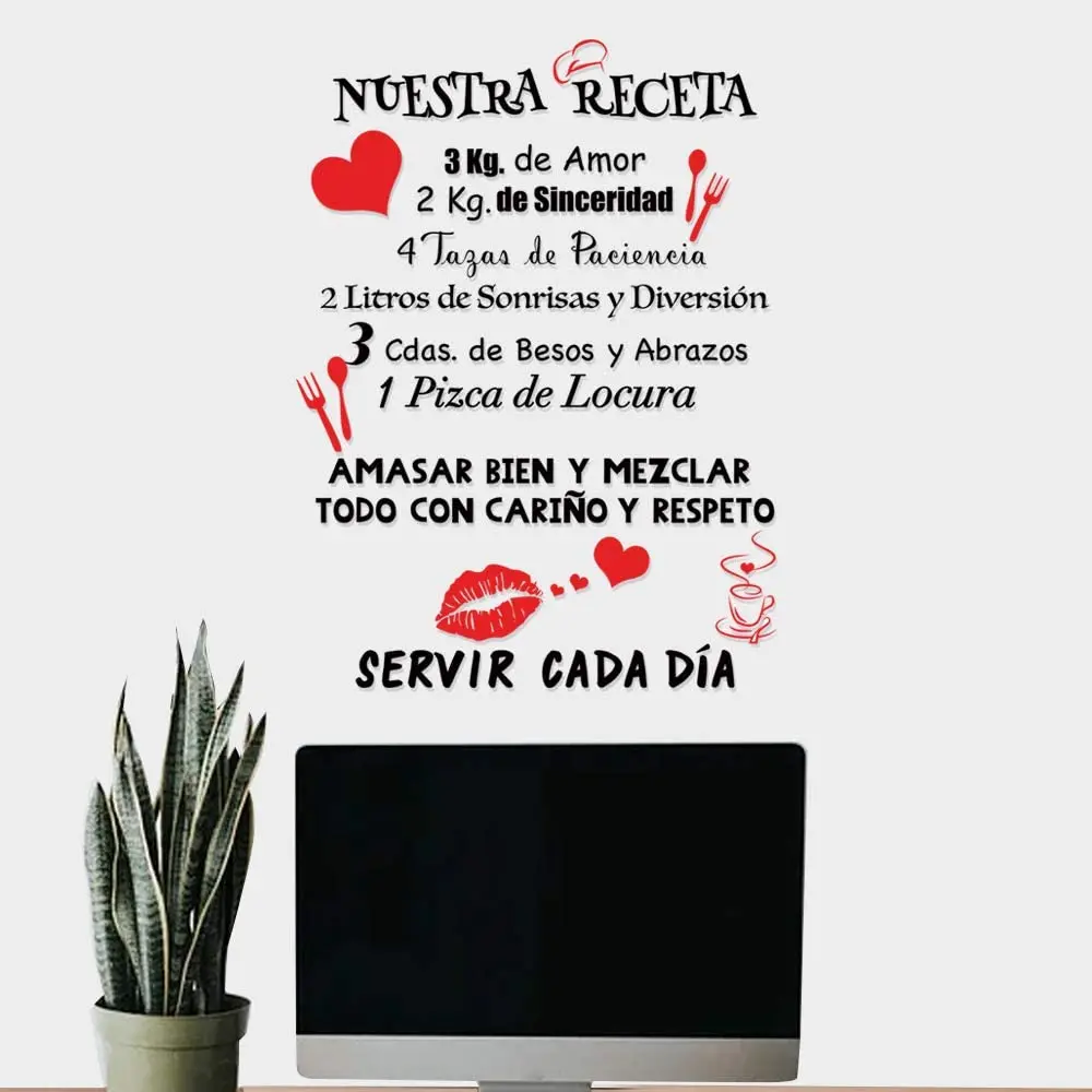Pegatinas de pared con citas inspiradoras en español, frases motivacionales  de vinilo, pegatinas de letras, adhesivos, habitación decorativa negra,  dormitorio - AliExpress, image size:1000x1000