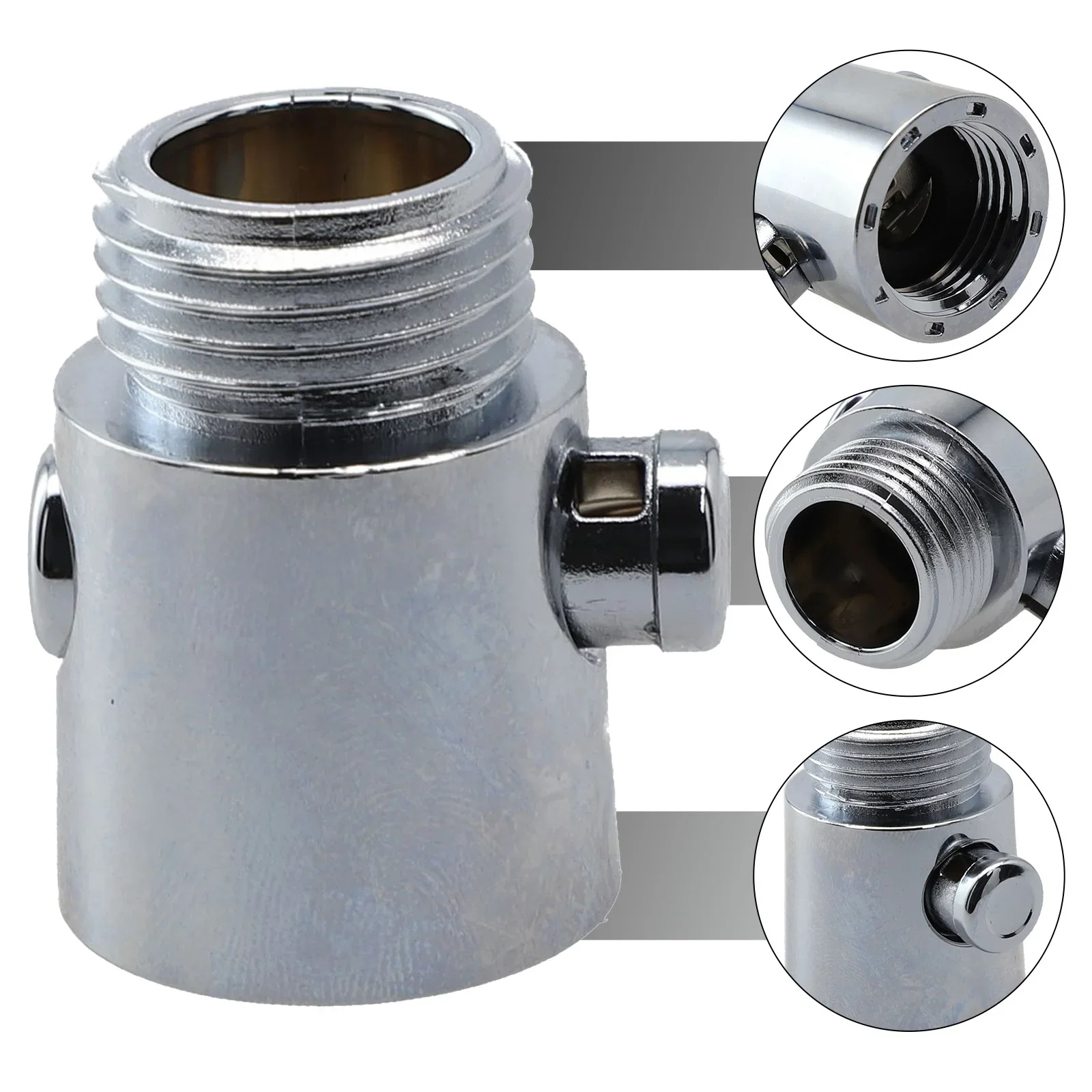 

Flow Water Shut-off Valve One-Button Pause Water Controller Limiter Shower Head Hand Shower Kitchen Bathroom Accessories