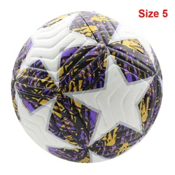 Premium Seamless PU Soccer Ball for Professional Training and Match Play (P02 - Size 5)