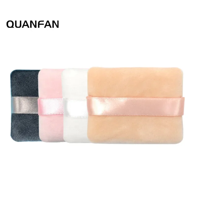 

2021 Loose Powder Powder Setting Small square Ribbon soft cotton Setting Makeup Puff