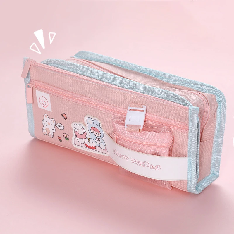 Alphabet Lore R Student Pencil Bag Interlaye Korean Stationery Pencil Cases  School Kawaii Bag Pencil Pouch Kid Rewards Gifts - AliExpress