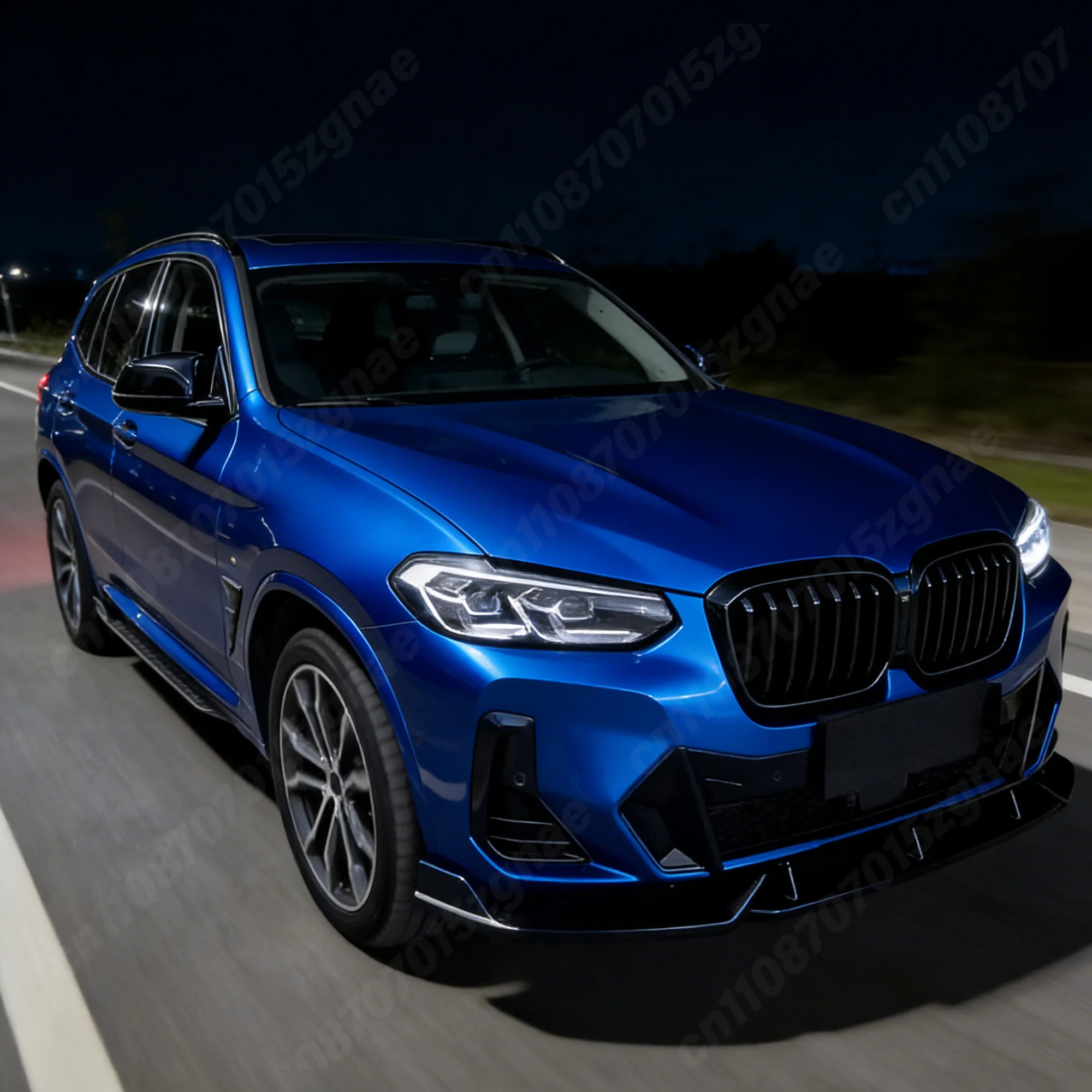 BMW X3 G01 X4 G02 M 스포츠 페이스리프트 2021 2022 2023 2024 차량 전면 범퍼 레이싱 모델 스포일러 스플리터 바디 개조 키트