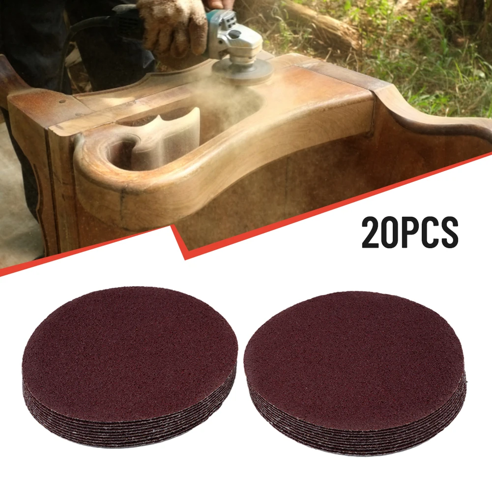 

20pcs Sanding Papers Abrasive Tool Accessories 4inch/100mm 40-2000Grit Special Sandpaper Disk For Round Polishing