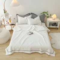 Bubble Yarn Blanket for Bed Single/Queen Size Bedspreads for Summer Plain Lace Quilt/Comforter for Sofa(pillowcase need order) 2