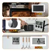 Tp700 Digital Remote Wireless Food Kitchen Oven Thermometer Probe For BBQ Grill  Oven Meat Timer  Temperature  Manually Set 6