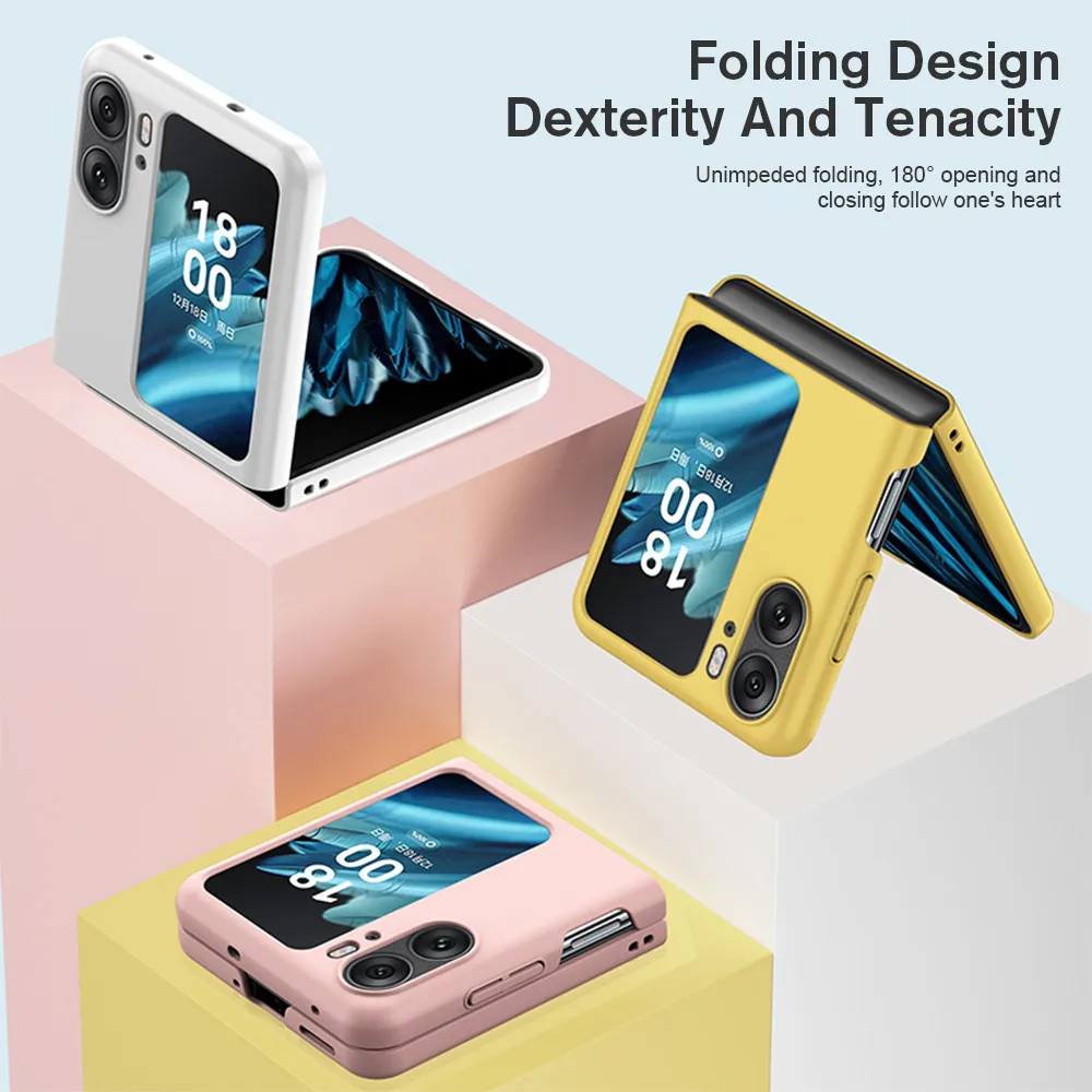Candy Color Hard Slim Foldable Protective Case - Skin Feel Finish