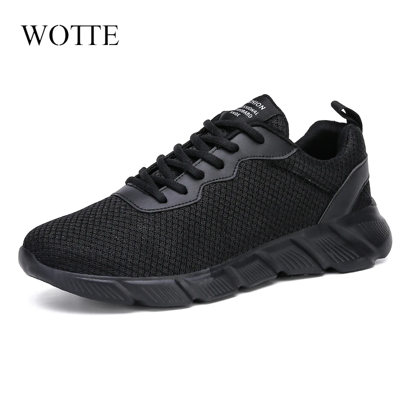 

New 2022 Men's Casual Shoes Large Size Running Shoes Outdoor Sports Solid Color 48 Size Fashion Light Breathable White Mesh Shoe