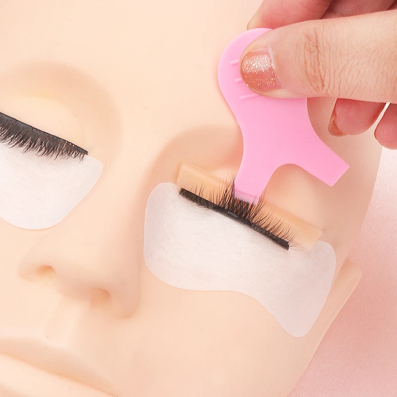 6쌍 실리콘 속눈썹 펌 패드 리프팅 래쉬 로드 쉴드 재활용 가능 3D 속눈썹 컬러 액세서리 애플리케이터 메이크업 도구