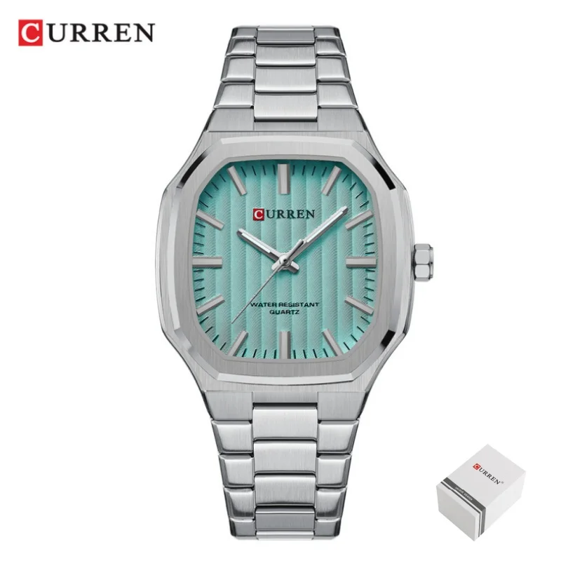 CURREN 8458 Business Quartz Watch Men's Fashion Stainless
