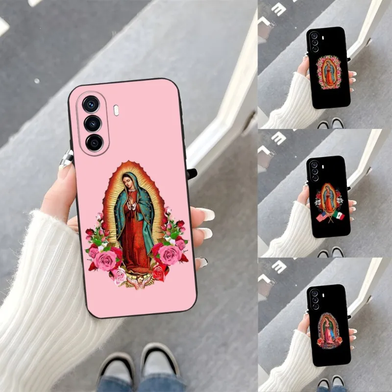 Vergine De Guadalupe Virgen Maria Cassa Del Telefono Per Huawei Y7 Y7A Y7P Y9 Y6 Y6Pro Y5 Y5P Prime 2020 2019 2018 2017 Nova 9S 9Ro 9Se