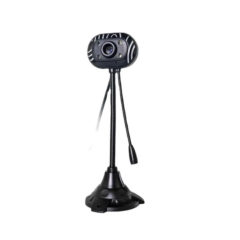 480P Web Camera HD Webcam CMOS USB 2.0 Wired Computer With LED Fill Light Built-in Microphone for Desktop Computer Notebook PC