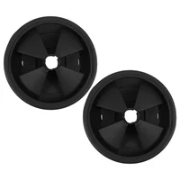 2Pcs Silicone Waste Disposer Anti Splashing Cover 87mm Outer Diameter Fit for InSinkErator Food Waste Disposer 2