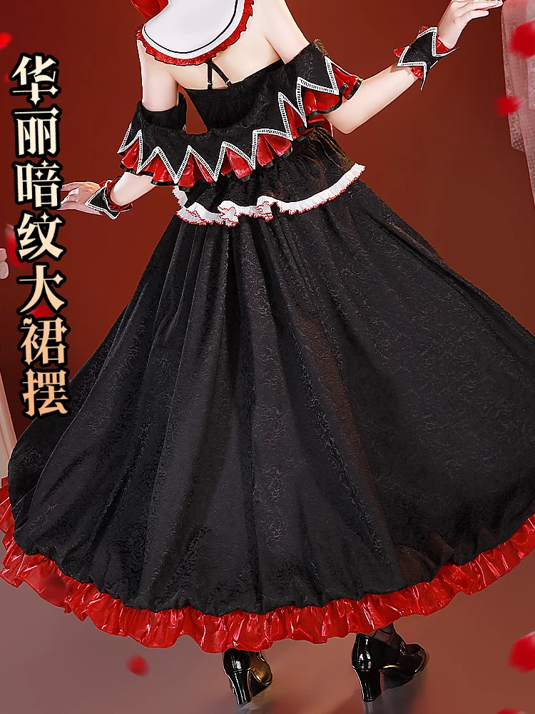 コスプレ衣装 KURUMI Amazon.com: Suhero Anime Tokisaki Kurumi Cosplay Christmas