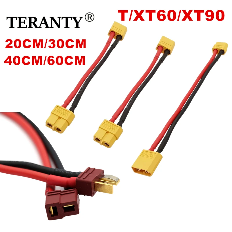 Câble Batterie Drone XT60/XT90 20-60cm Lot 1 Pièce