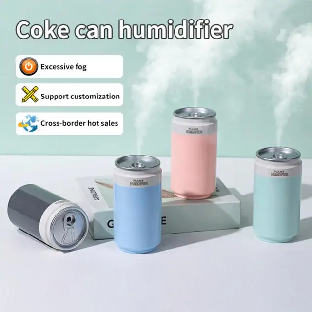 Mini Légtisztító Humificador Hordozható Hálószobás Otthoni Autó Asztali Párásító Intelligens Usb Töltés Légköri Lámpával