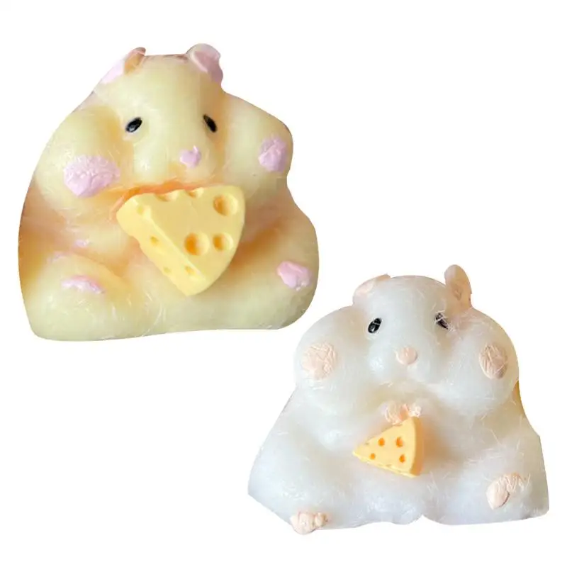 

Squeeze Animals Cartoon Hamster Squeeze Toy for Relaxing Party Favors Hand Exercise Toy for Finger Dexterity for Home Restaurant