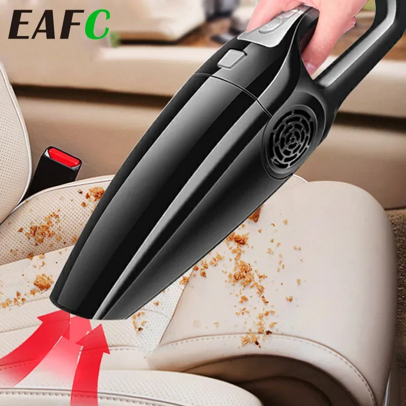 120W Car Vacuum Cleaner Portable Handheld Wet/Dry dual-use Car Vacuum Cleaner 6000mbar For Auto Home Interior Cleaning