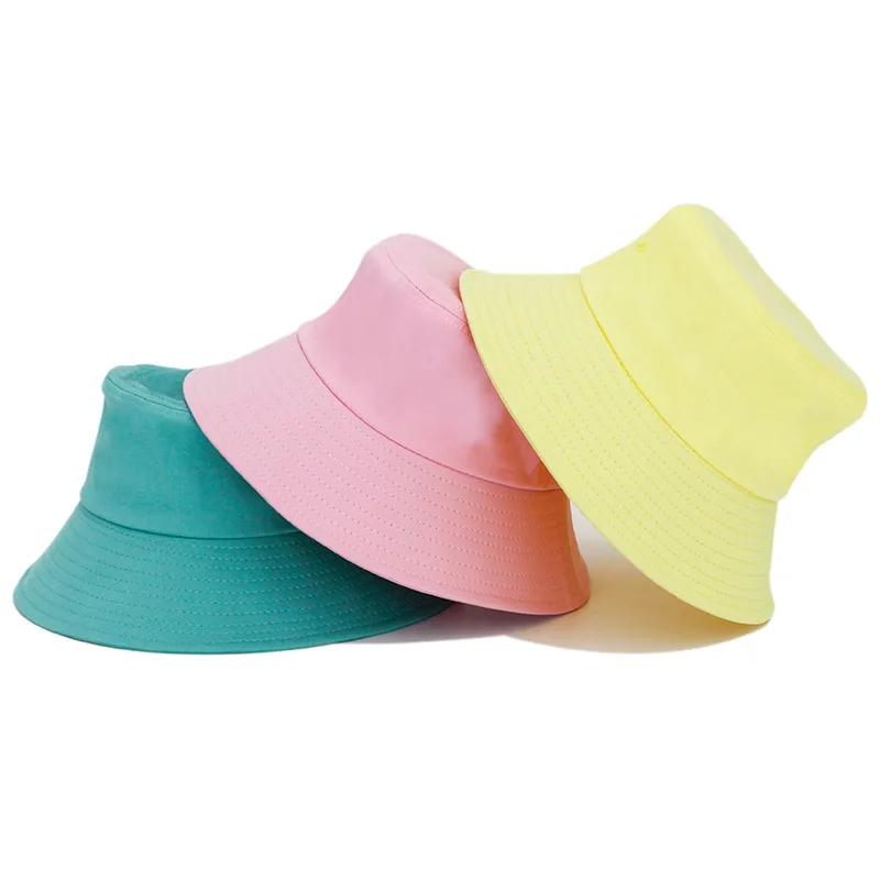

CAMOLAND Solid Bucket Hat for Women Outdoor Big Brim Light Plate Basin Hat Outdoor Sunshade Hat Summer UV-Protection Sun Hat