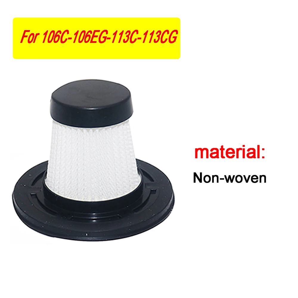 2 Pcs For JM-6615 Car Vacuum Cleaner Nonwovens Filter Element Filter Vacuum Cleaner Element Home Car Cleaning Tools