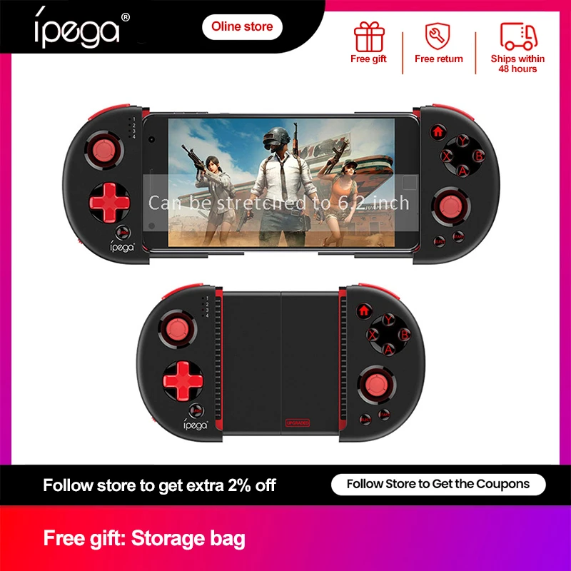 Volgen cijfer Internationale Ipega Gamepad Pg-9087s Wireless Bluetooth Joystick Portable Stretchable Game  Controller For Android Ios Smartphone Tablet Tv Box - Gamepads - AliExpress