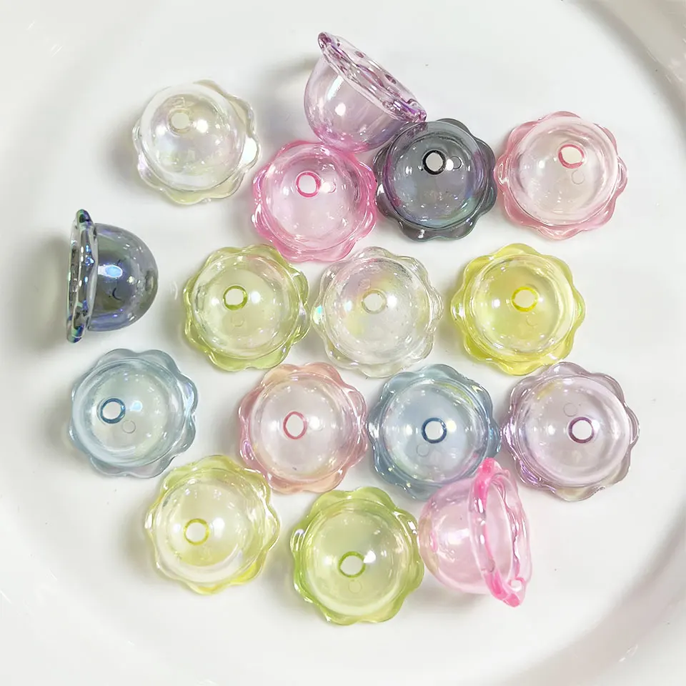Mobile Phone Chain Jewelry Making Supplies Doll Handmade Accessories Craft Supplies Bluetear Glitter Wind Bell Spacer Jellyfish Beads Bracelet DIY Decoration Phone Chain Jewelry Making Accessories Handmade Charms