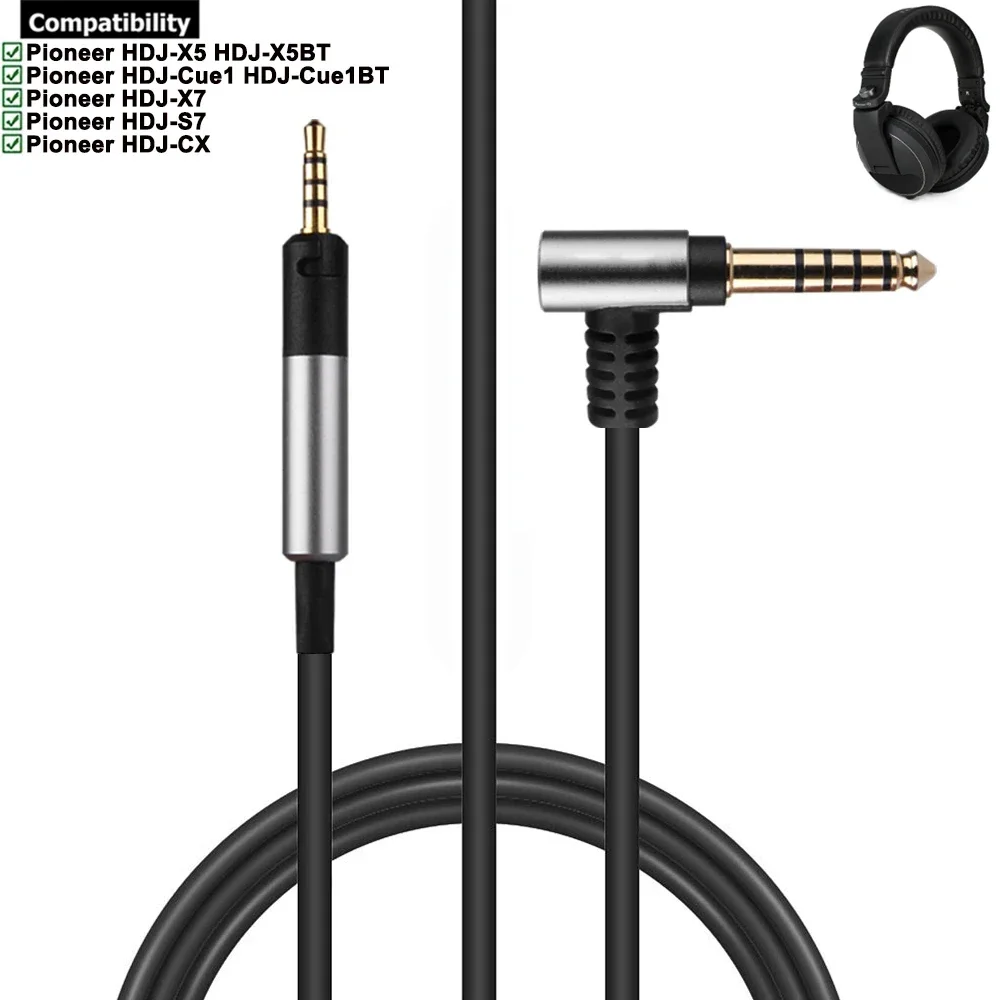 

2.5mm 4.4mm Balanced Male HiFi Audio Cable for Pioneer DJ HDJ-X5 HDJ-X5BT HDJ-X7 HDJ-S7 HDJ-CX HDJ-Cue1 HDJ-Cue1BT Headphones