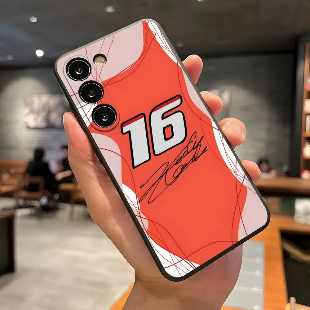 Charles Leclerc Inspired Black Soft Phone Case