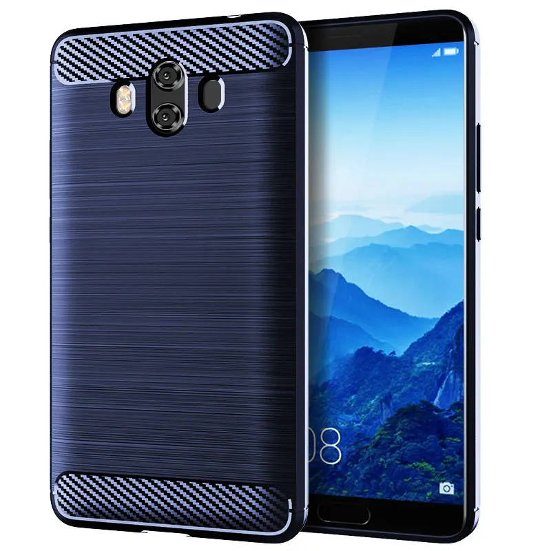 Premium Carbon Fiber Shockproof Silicone Phone Case - Sleek Back Cover Coque s