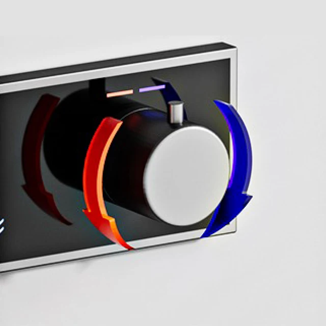 หรูหราปืนทองเหลืองสีเทา Thermostatic LED ดิจิตอลจอแสดงผล 3 โหมดสเปรย์ระบบอาบน้ําเพดานฝังน้ําตก Outlet Bath Mixer 6