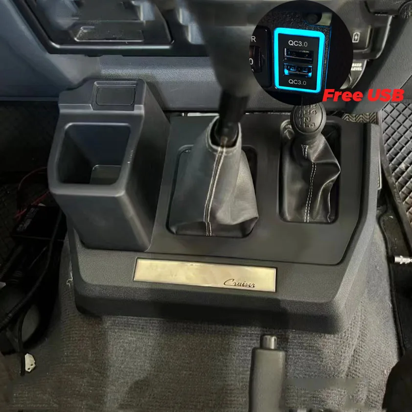 202270thAnniversaryCenterConsoleBoxForToyotaLandCruiser70