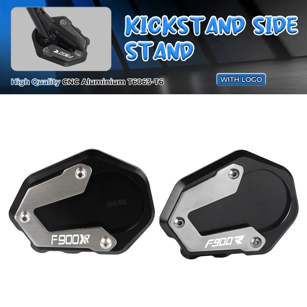 

Motorcycle Side Stand Extension Plate For BMW F900R F900XR F 900 X XR 2021 2022 2023 2024 Kickstand Enlarger Parking Accessories