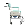 Shower Toilet ChairManual Patient Lift Transfer ChairMobile Nursing Disabled Toilet Chair 2