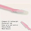 Stainless Steel Eyebrow Razors,Multipurpose Facial Hair Trimmers with Protective Cap for Men & Women,Exfoliating Tool for Beard 3
