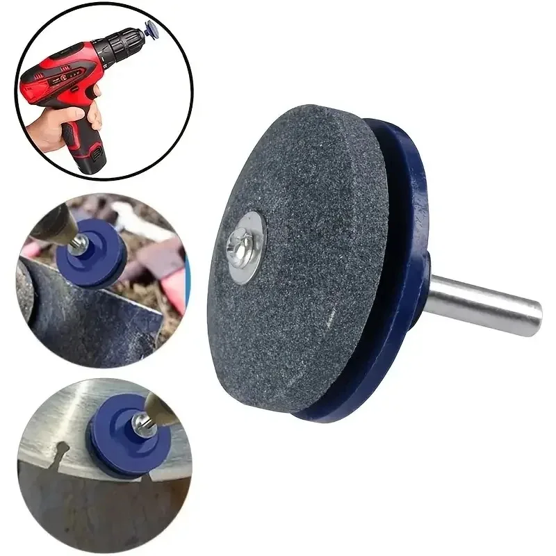 Professional Electric Lawn Mower Blade Sharpener - Precision Grinding with Dual Whetstone & Abrasive Head for Garden Tool