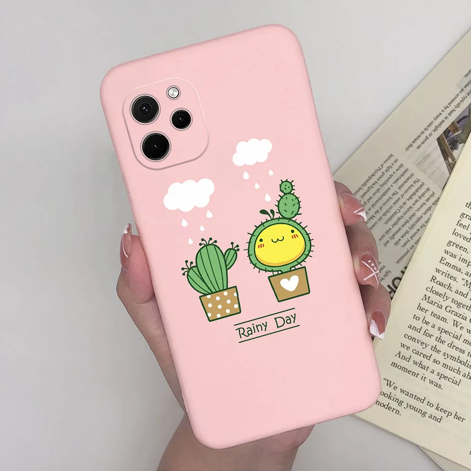 Cute Cartoon Dinosaur Bear Soft Silicone Case for Huawei Nova Y61 and Enjoy 50z