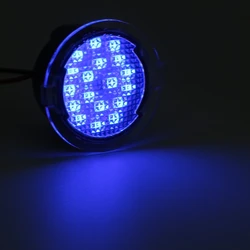 Ice Blue LED Under Mirror Puddle Light (Clear  Lens)