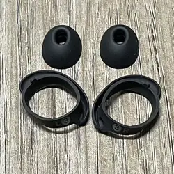 Original Silicone Ear Tips for Bose QuietComfort Ultra Earphones - Replacement Spare Earbuds (Black size L)