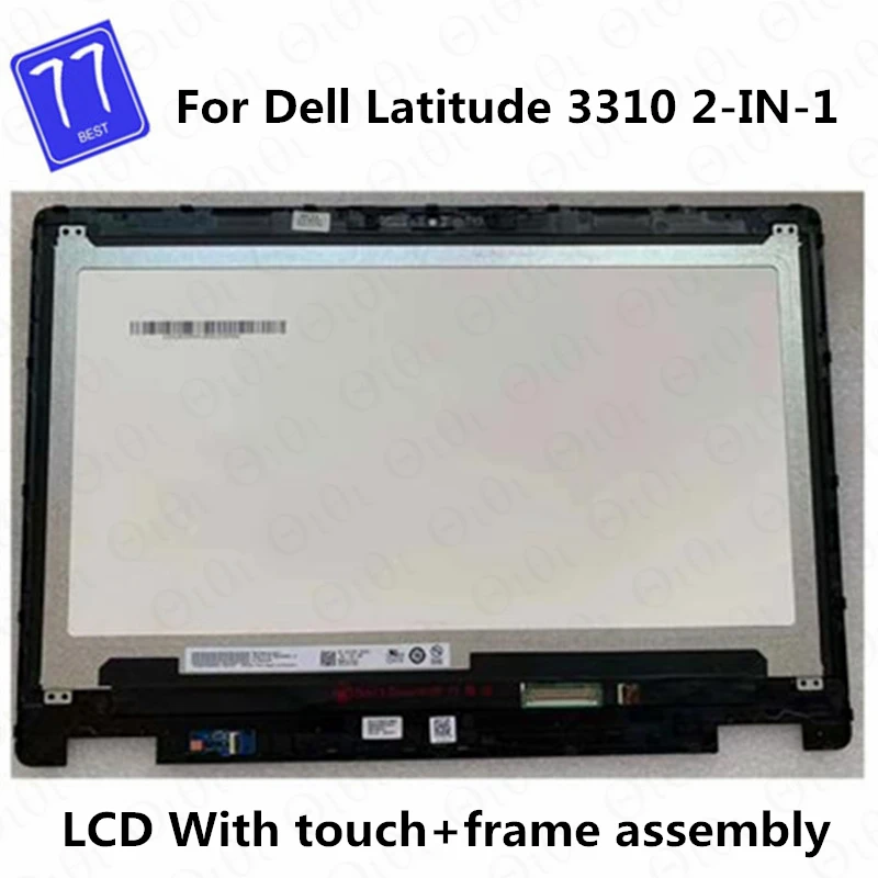 

Original 13.3'' FHD 1920x1080 LCD Touch Screen Assembly + Bezel For Dell Latitude 3310 NV133FHM-A00 B133HAB01.0 R133NWF4 RB