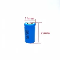 2pcs/lot 14250 Rechargeable Lithium Battery LS14250 ER14250H 1/2-R6 1/2 AA 1200mah Rechargeable 3.7V Lithium Battery 3